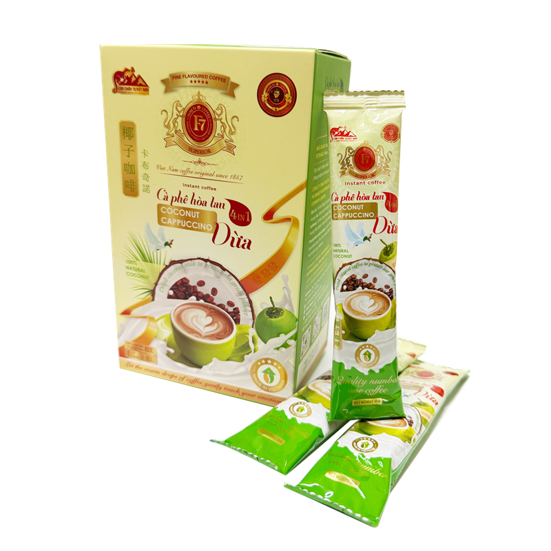 Coconut cappuccino coffee 4in 1