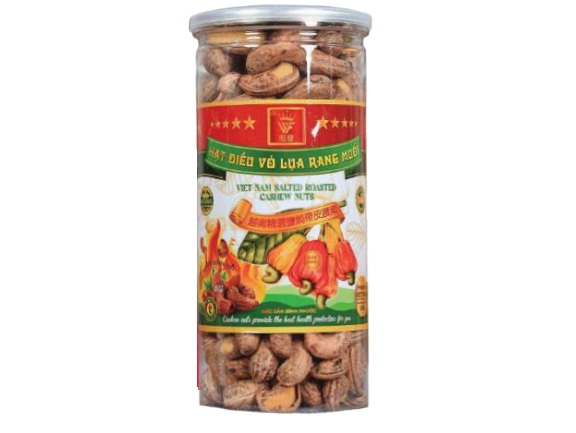 Hạt điều vỏ lụa rang muối